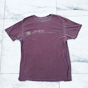 VTG Tommy Bahama T Shirt Graphic Purple Carry a Big Stick Cotton Mens Small